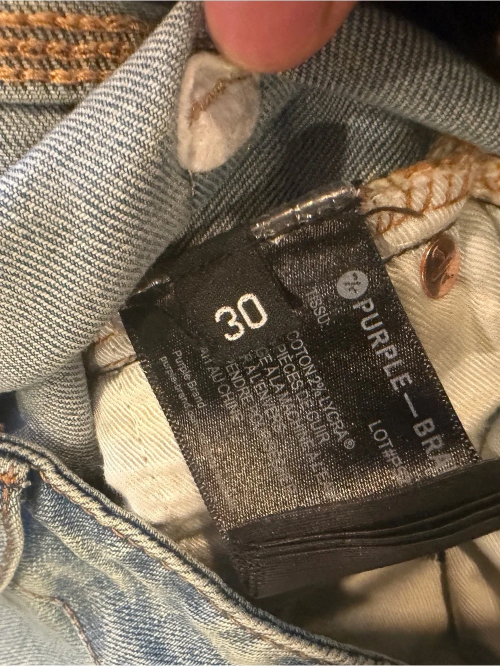 Men's Light Blue Frayed Hem Denim Shorts